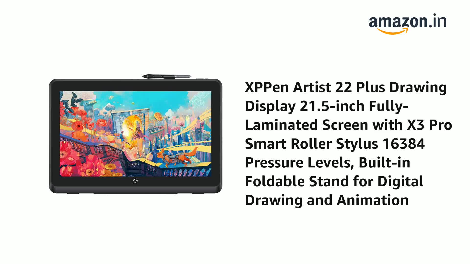 Amazon.in: Buy XPPen Artist 22 Plus Drawing Display 21.5 inch